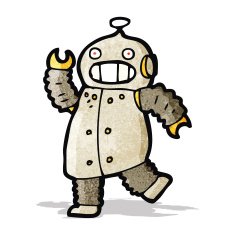 cartoon dancing robot N3
