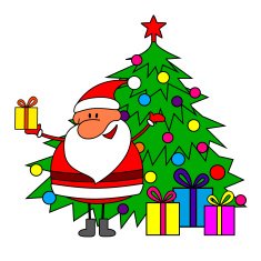 Merry Christmas - Santa Claus N2