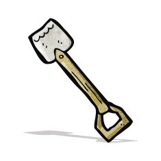 cartoon spade N4