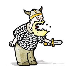 cartoon viking man N2