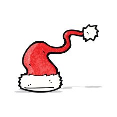 cartoon Christmas hat N2