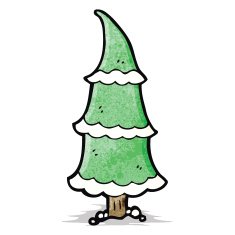 Cartoon Christmas Tree N28
