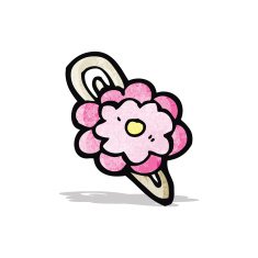 cartoon hair clip N3