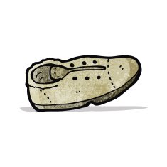cartoon old shoe N2