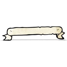 cartoon scroll banner N5