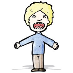 cartoon gasping man N3
