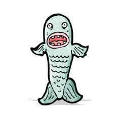 cartoon funny fish N5