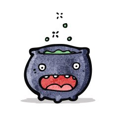 cartoon magic cauldron N4