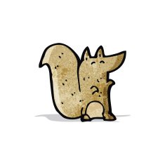 cartoon little squirrel N2