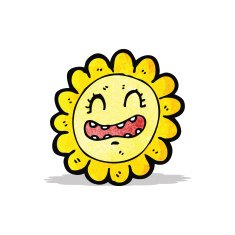 Cartoon Sunflower N18