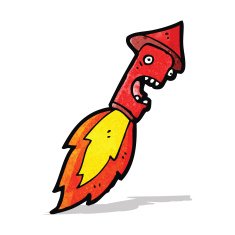 cartoon firework N13