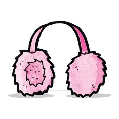 cartoon ear muffs