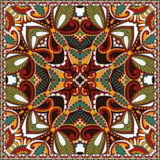 Traditional ornamental floral paisley bandanna You can use this N55