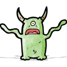 Cartoon monster N24