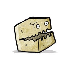 cardboard box cartoon character N3