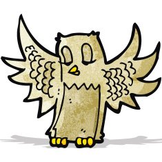 Cartoon Owl N47