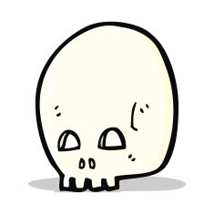cartoon skull symbol N5