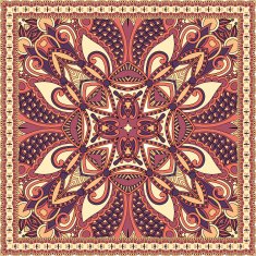 Traditional ornamental floral paisley bandanna You can use this N70