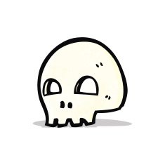 cartoon skull symbol N7