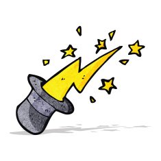 cartoon magic top hat N5