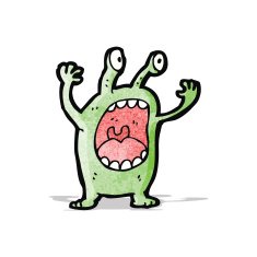 Cartoon Alien N40