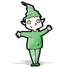 Cartoon Christmas Elf N31