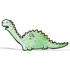 friendly dinosaur cartoon