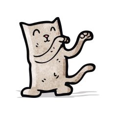 Cartoon Cat N67