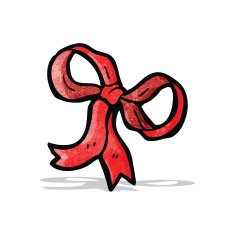 decorative bow cartoon
