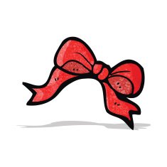 decorative bow cartoon N4
