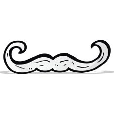 Cartoon Mustache N8