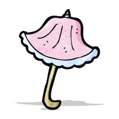 cartoon parasol