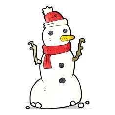 Cartoon Snowman N20