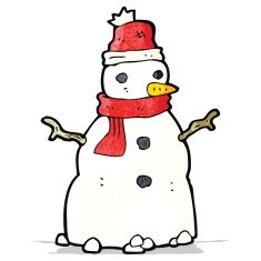 Cartoon Snowman N21
