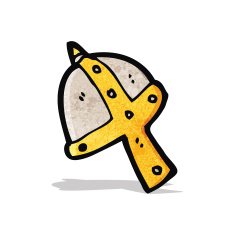 cartoon medieval helmet N5