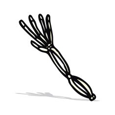cartoon skeleton arm