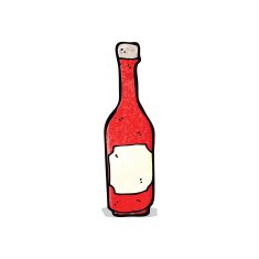 Cartoon Ketchup Bottle N11