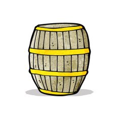 Cartoon Barrel N4