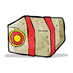 cartoon mail package
