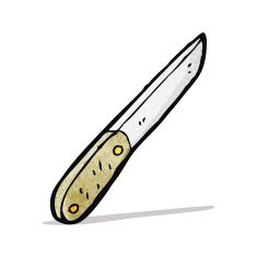 Cartoon Knife N16