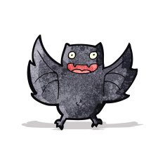 carroon halloween bat N2