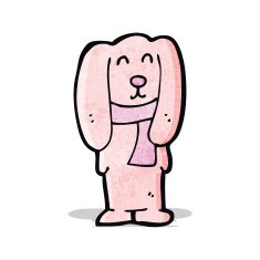 cartoon pink bunny rabbit N2