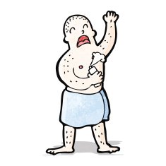 cartoon man in towel N2