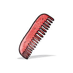 cartoon comb