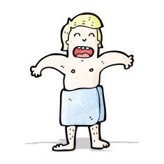 cartoon man in towel N3