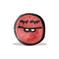 cartoon face symbol N4
