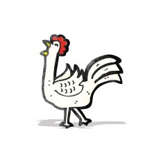 Cartoon Chicken N44