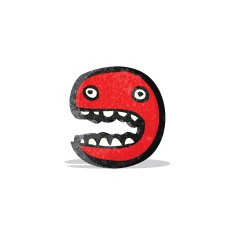 cartoon face symbol N8
