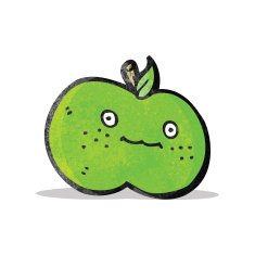 Cute Cartoon Apple N4