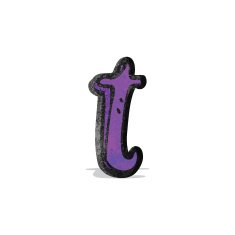 Cartoon Letter T N4